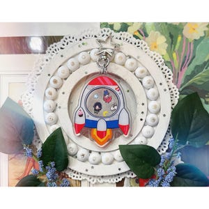 Arcane CaitVi NASA Fanfiction Shaker Keychain