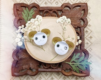 Pirate Anime Merry Sheep Mini Butterfly Hair Clips