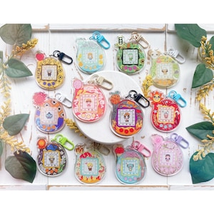 Pirate Anime Tamagotchi Keychains