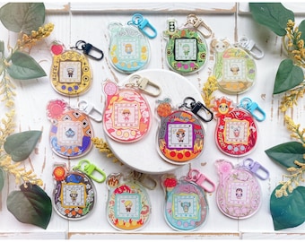 Pirate Anime Tamagotchi Keychains