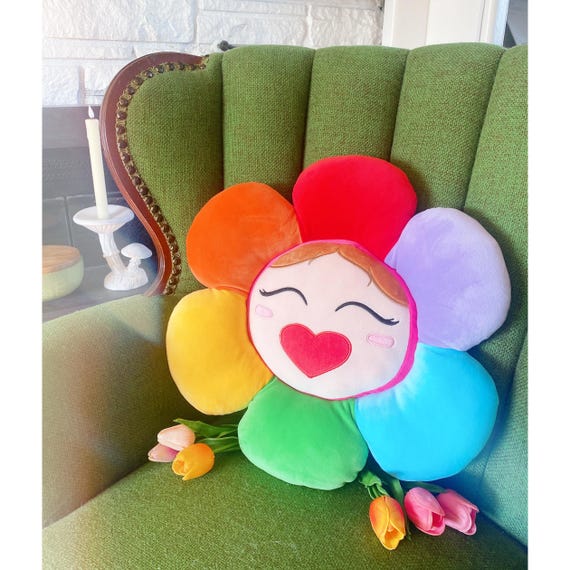 J-hope BTS Rainbow Flower Cushion - Etsy