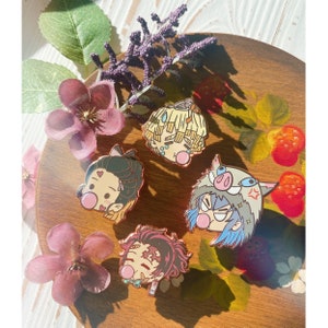 Demon Anime Bubblegum Pins