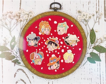 Pirate Anime Bubblegum Pins