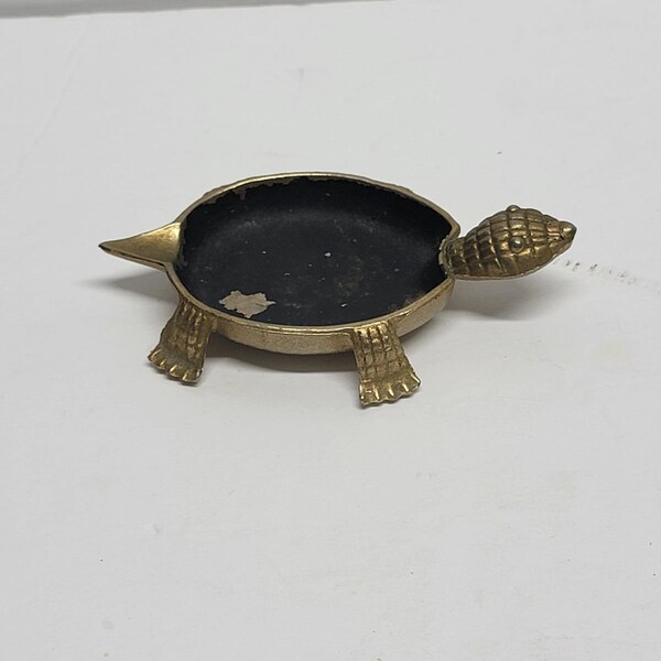 Brass Ashtray Turtle - Etsy