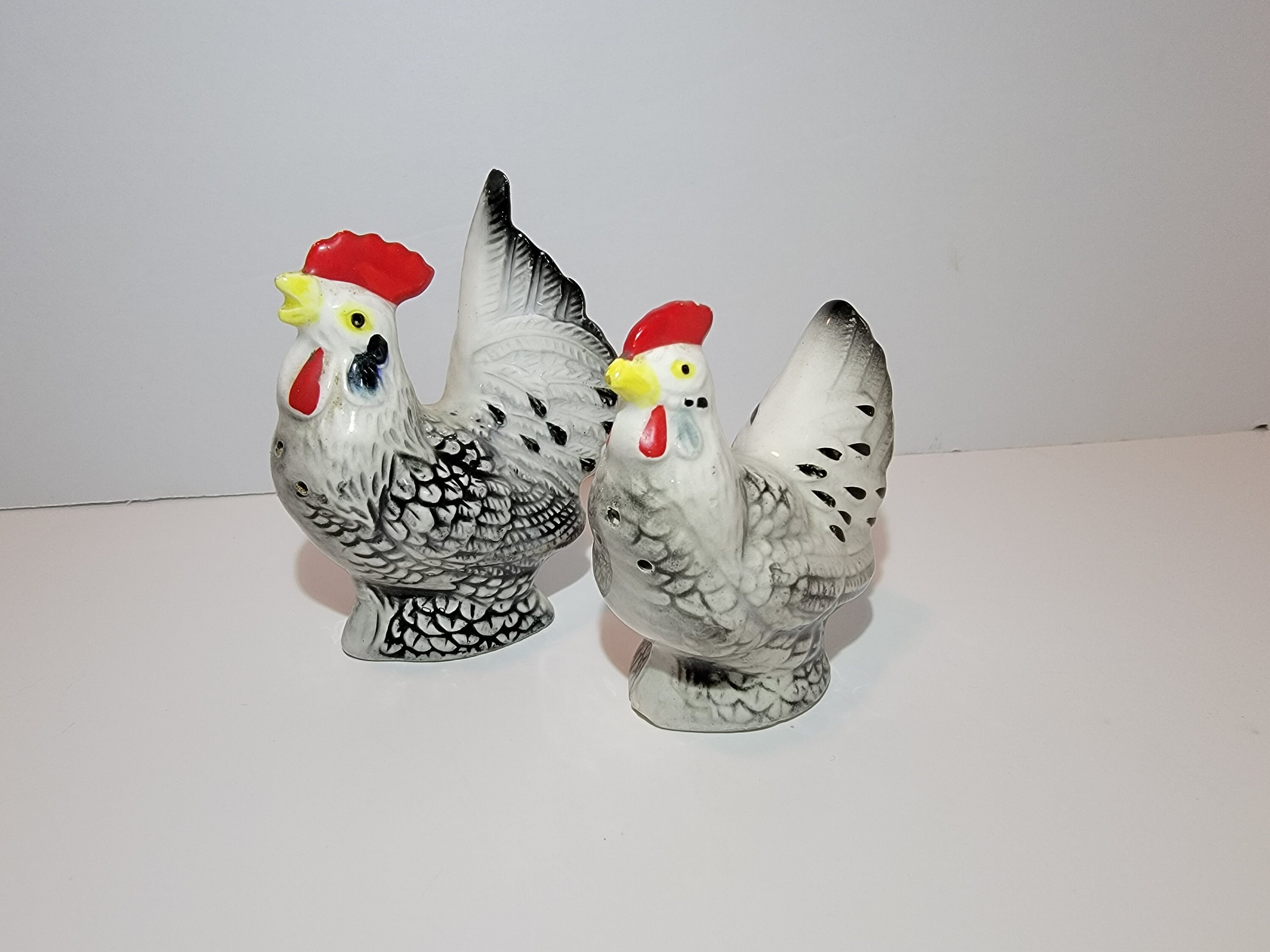 Vintage Hen and Rooster Salt and Pepper Shakers | Etsy