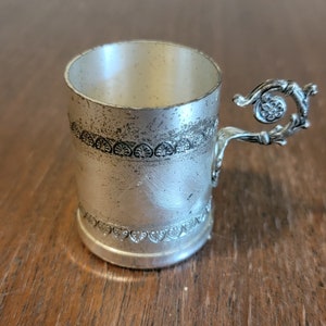 Silver Plated Baby Cup Made in Italy