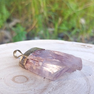 Pink Kunzite Gemstone Pendant image 1