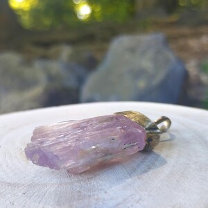 Pink Kunzite Gemstone Pendant image 3