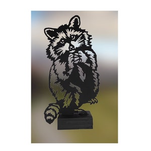 Raccoon Spirit Animal Wooden Lasercut Tabletop/Desk Decor Stand Alone - FREE SHIPPING