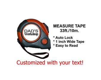 Cinta métrica grabada personalizada: 10 m, bloqueo automático, roja y negra