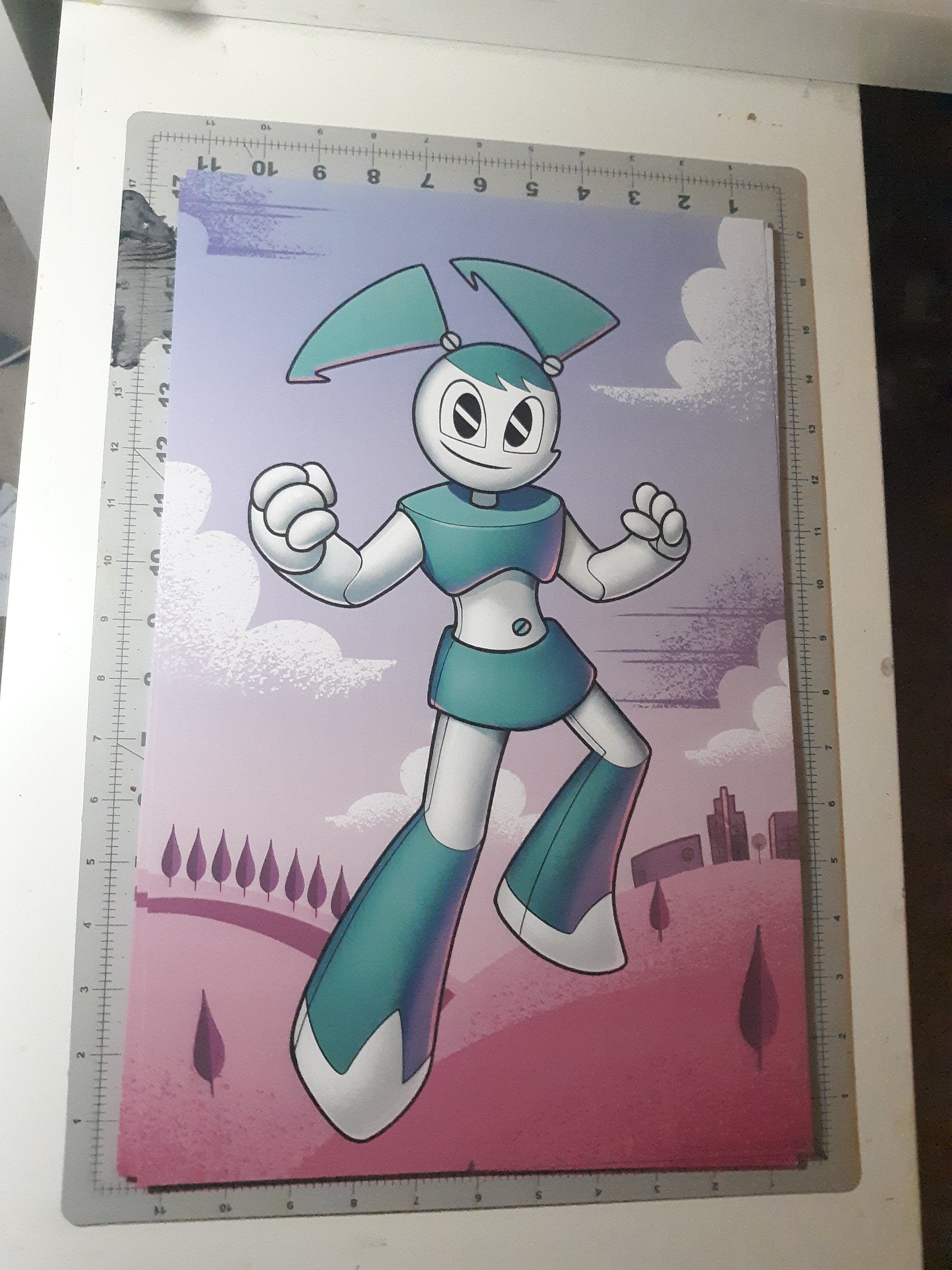 Jenny XJ-9 (My Life as a Teenage Robot) Art Board Print for Sale