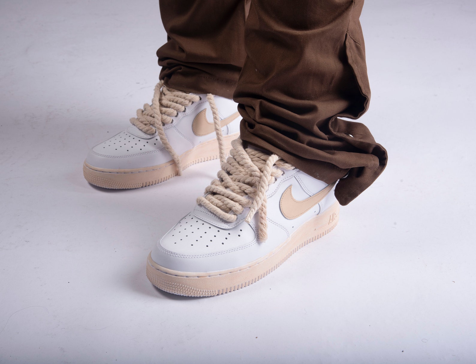 Custom NIKE Air Force 1 Thick Rope Laces or Super Chunky - Etsy India