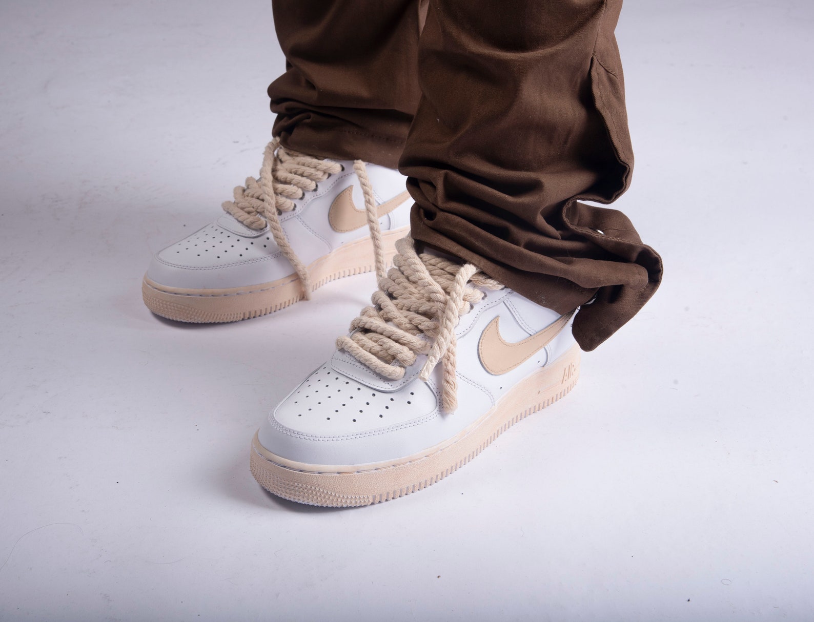 Custom NIKE Air Force 1 Thick Rope Laces or Super Chunky Etsy India
