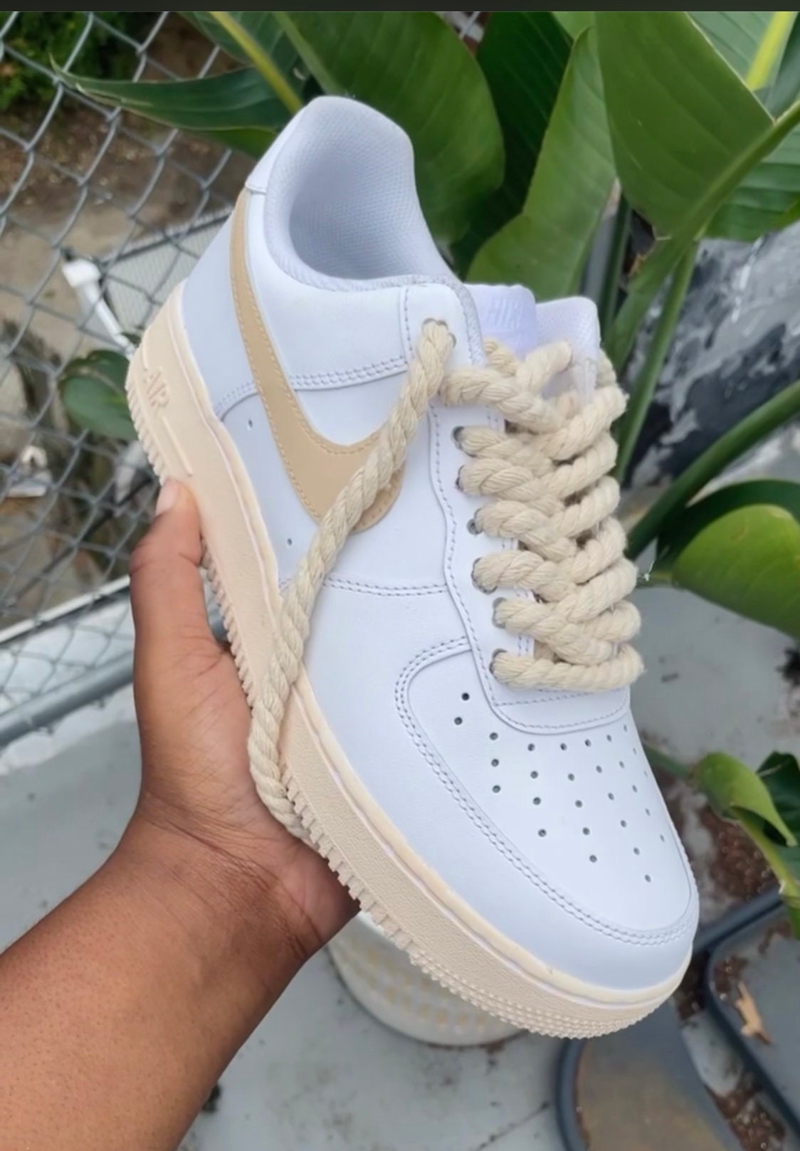 Nike Air Force 1 Dicke Seilspitzen oder super dicke - Etsy.de