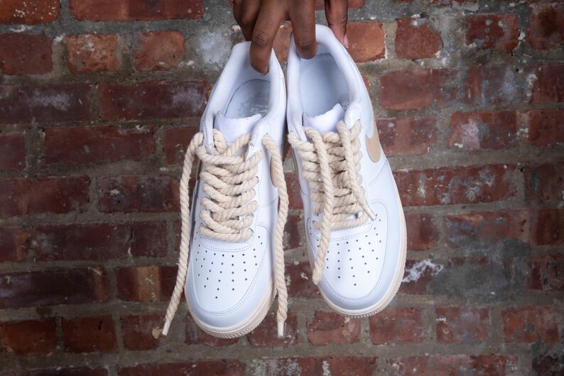 Custom NIKE Air Force 1 Thick Rope Laces or Super Chunky - Etsy India