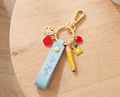 Teacher Appreciation Gift, Personalized Teacher Keychain, Custom Name Leather Keychain, Back to School Gift, End of Year Teacher Gift product logo