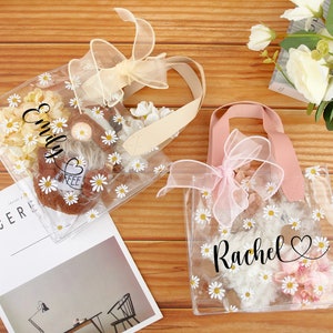 Personalisierte Geburtstagsgeschenk-Tasche Mädchen, Babyparty, Brautdusche, Brautparty-Geschenk-Taschen, Blumenmädchen-Geschenk-Tasche, Junggesellinnenabschied-Geschenk-Taschen