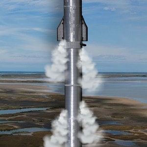 Space X Starship Super Heavy Model / SN28 Booster OLTP IFT3 / Spacex Gift / Spacex Rocket / Nasa Rocket / Model Spaceship / Booster 9