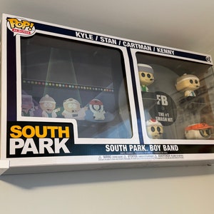 Funko Pop Figure display (for box)/Funko pop Shelf/Funko Pop regular shelf/Funko Pop Display/Display shelf/south park boy band funko shelf