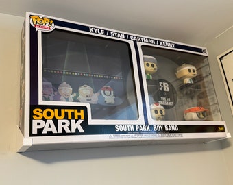 Funko Pop Figure display (for box)/Funko pop Shelf/Funko Pop regular shelf/Funko Pop Display/Display shelf/south park boy band funko shelf