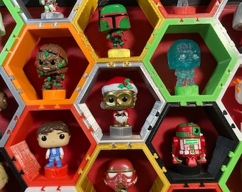 Mini Funko Pop Figure display (for small) / small Funko Pop / Funko pop Shelf /Funko Pop mini/Funko Pop Display/ advent funko/ Display shelf