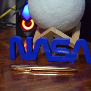 NASA Worm Logo Display