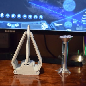 ラムダ級シャトル/ラムダ級T-4aインペリアルシャトル/スターウォーズシャトル/スペースシャトル/スターウォーズシップ 大型バージョン！1:144スケール 画像 8