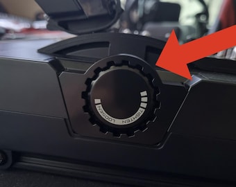 Logitech car throttle Lock. Stops it coming loose. Car racing simulator solution.
