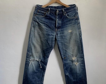 Levi’s s702 W29 L36 Levi's Classic LVC 702 Repro Selvedge Denim Bucklebacks W29 – The