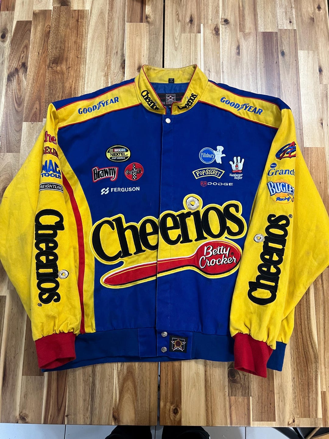 JH Design Cheerios Betty Crockers Nascar World Championship Jacket