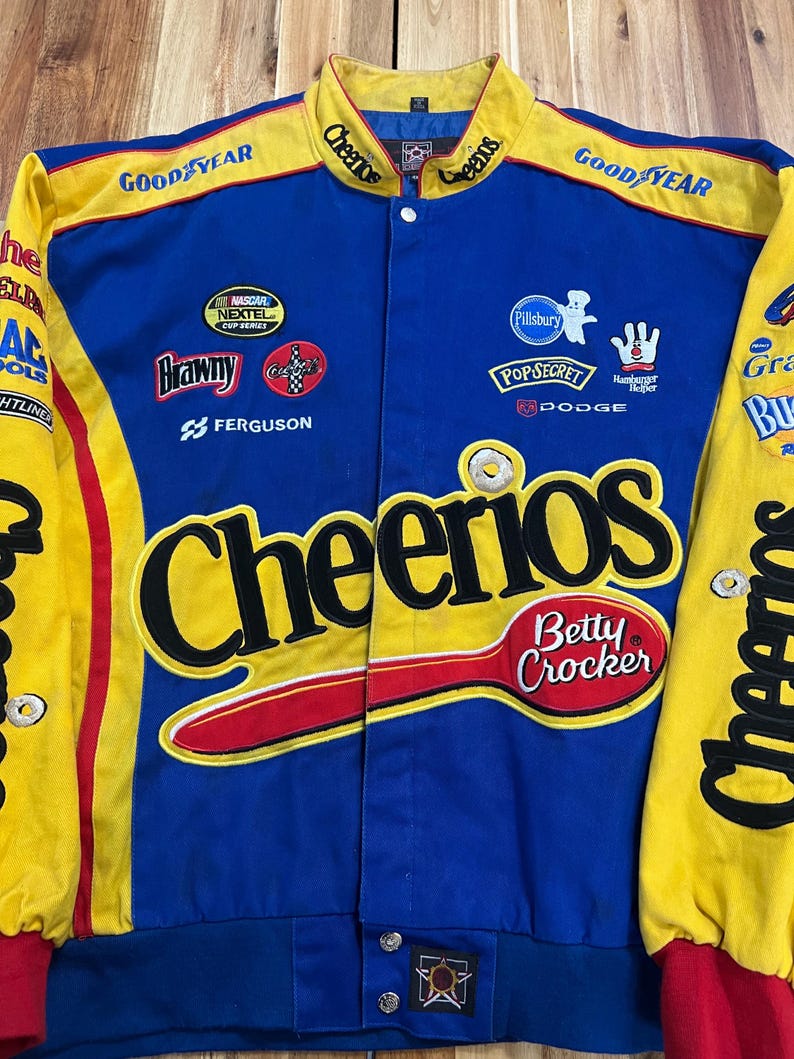 JH Design Cheerios Betty Crockers Nascar World Championship Jacket - Etsy