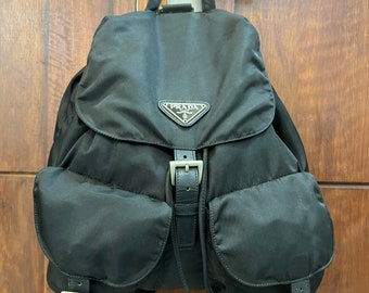 Prada Nyalon Black Backpack