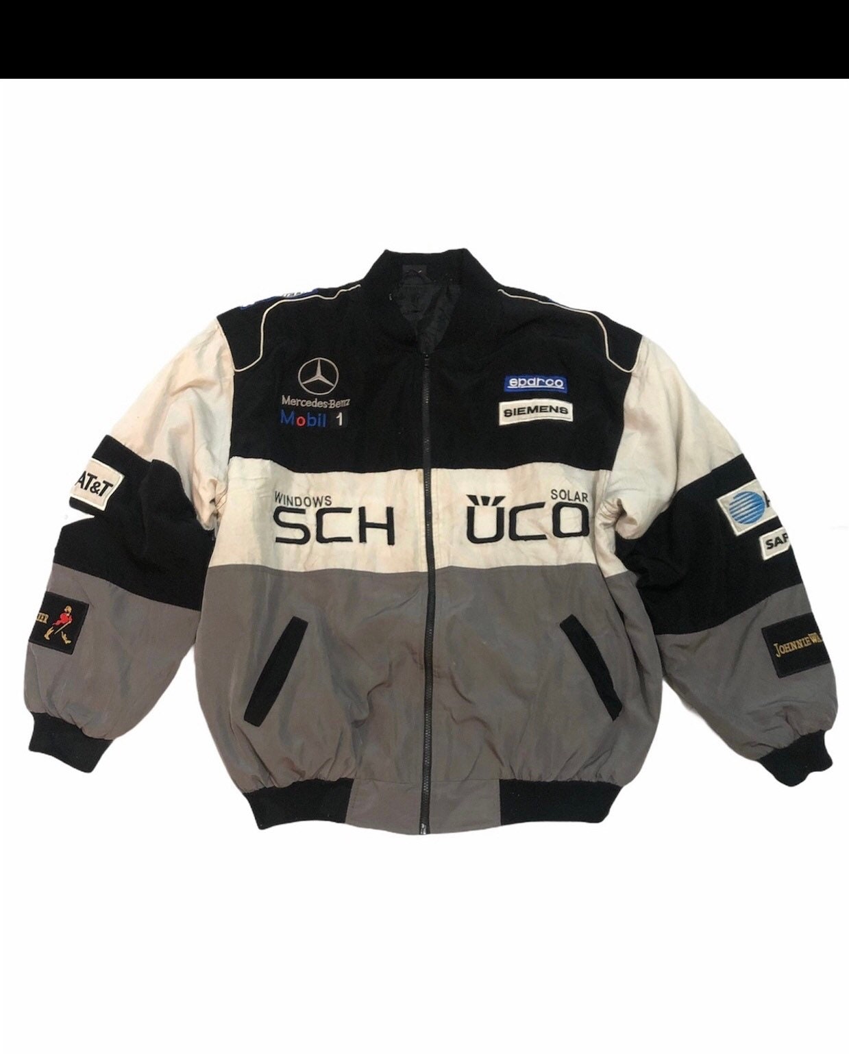 Vintage Mercedes Benz McLaren Bomber Jacket Racing ...