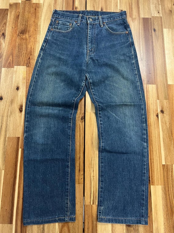 Vintage Levis 502xx Big E Selvedge Button J22 Denim - Etsy