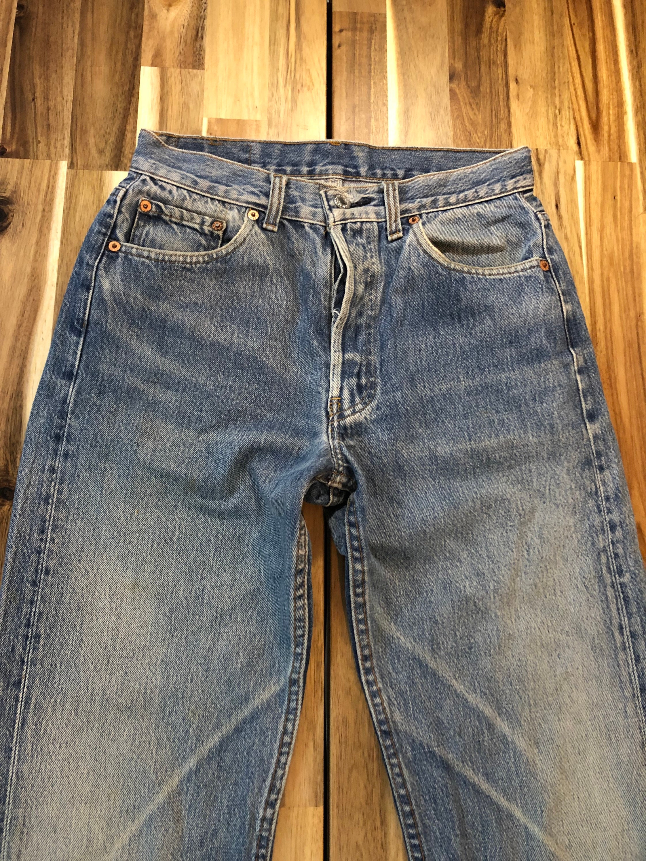 Vintage Levis 501 Button 555 Made in USA Jeans Denim - Etsy