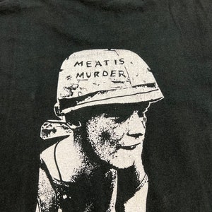 Vintage 80s Johnny Marr Meat is Murder The Smith Band Tees image 6