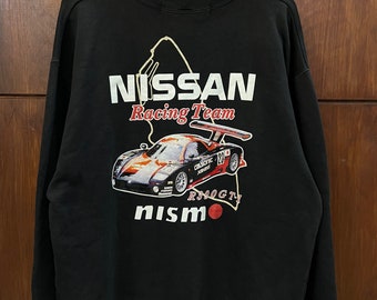 Sudadera vintage bordada del equipo Nissan Nismo Racing