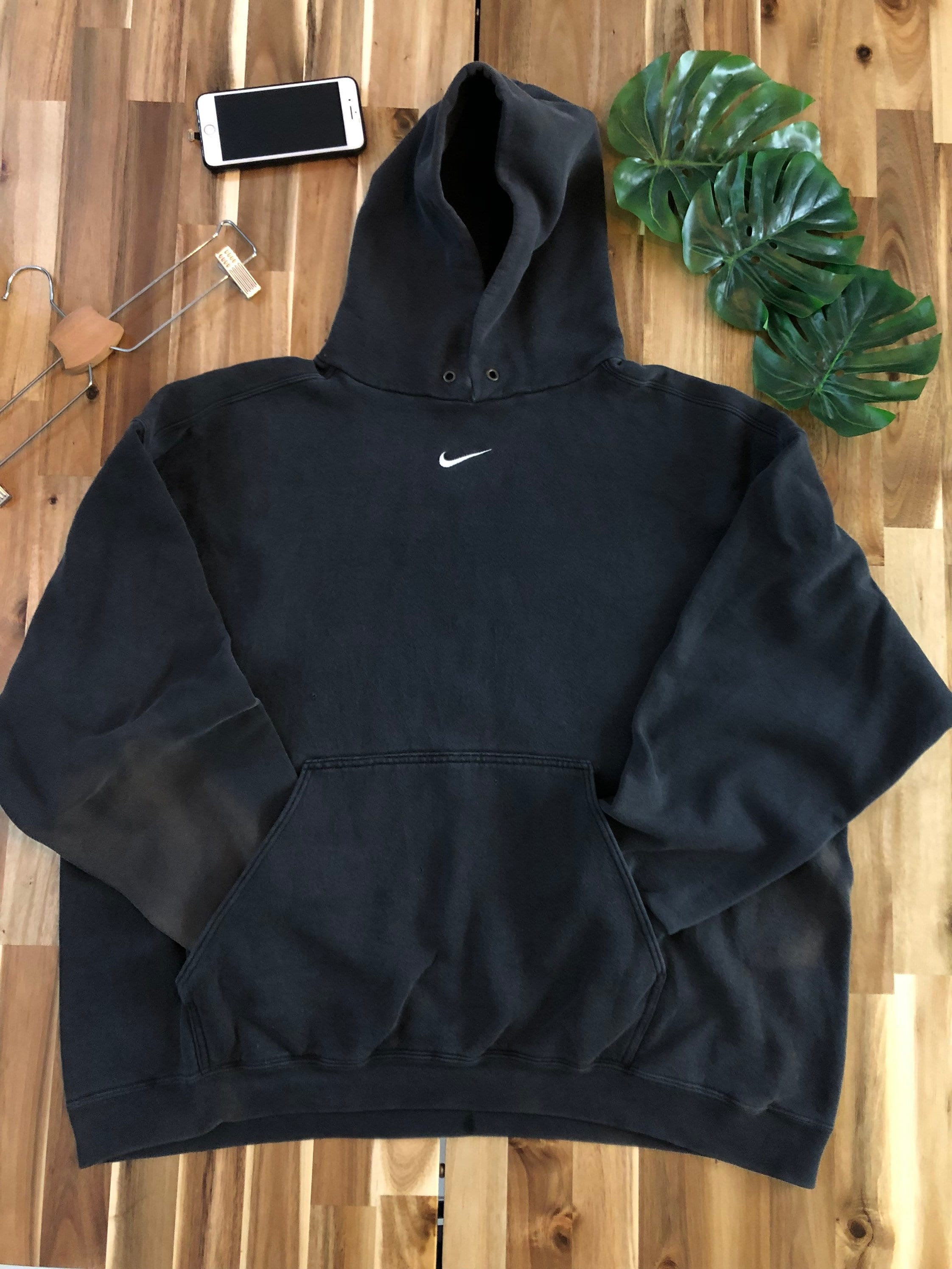 Nike Swoosh Kanye West Hoodie - Etsy Israel