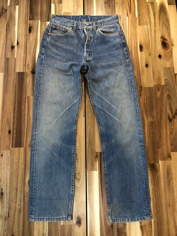 Vintage Levis 501 Button 555 Made in USA Jeans Denim - Etsy