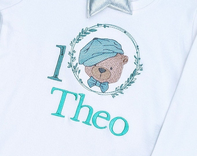 Bär 3. Geburtstag Jungen | Geburtstagsshirt l Geburtstagsoutfit erster Jahr | Geschenk tshirt 1, 2, 3, 4, 5, l Geburtstag outfit