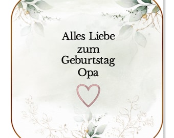 Babybody Hallo Papa personalisiert Alles Gute zum Geburtstag Papa / Opa/ Oma Geschenk für den besten Papa / Body Vater Geschenk von Baby