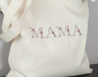 Tasche personalisiert Weihnachtsgeschenk Jutebeutel Geburtstag für Mama Oma Freundin Tante , Personalisierbare Baumwoll Umhängetasche