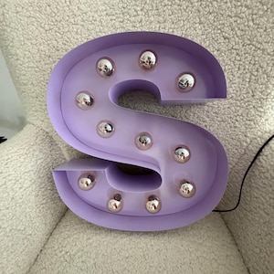 Letras luminosas para marquesina con bombillas, letrero luminoso para bodas, palabras y números de aniversario, decoración luminosa independiente para pedidos