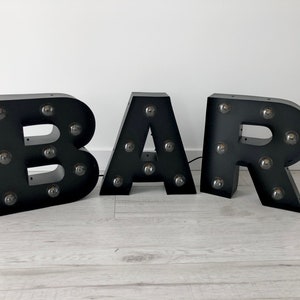 Letras de marquesina con bombillas, letras de marquesina, letras de bombillas, letras de lámparas con bombillas