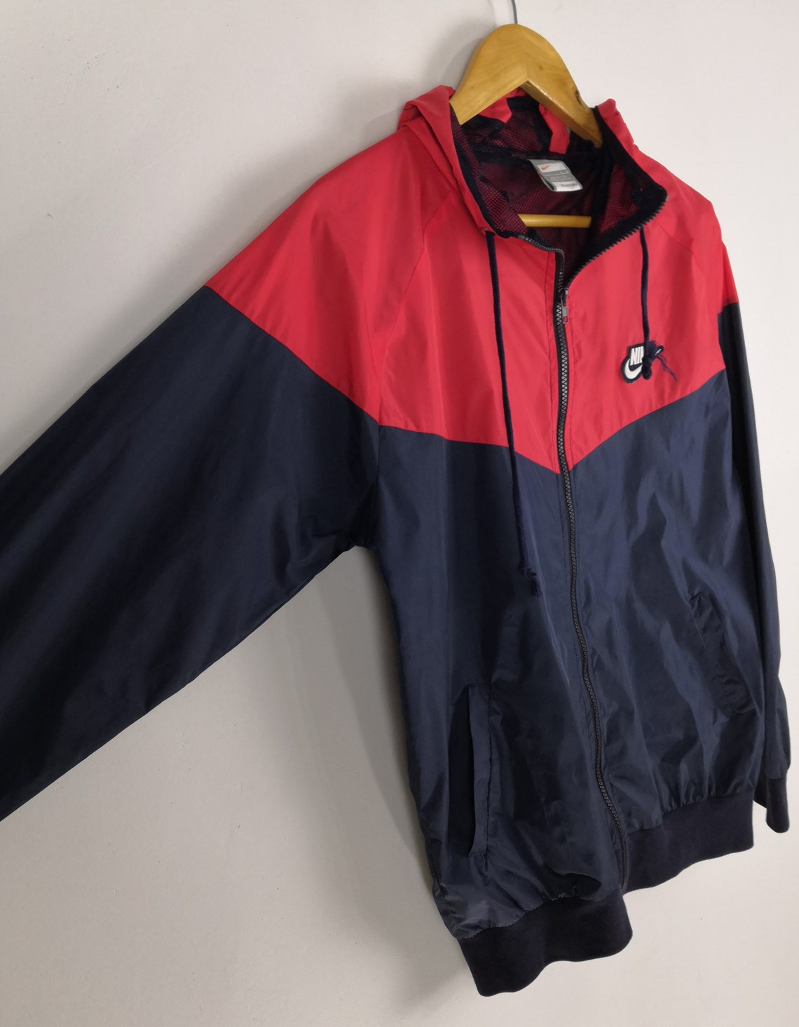 Vintage années 90 Nike Veste Hoodie Nike CoupeVent Fit Sec Etsy