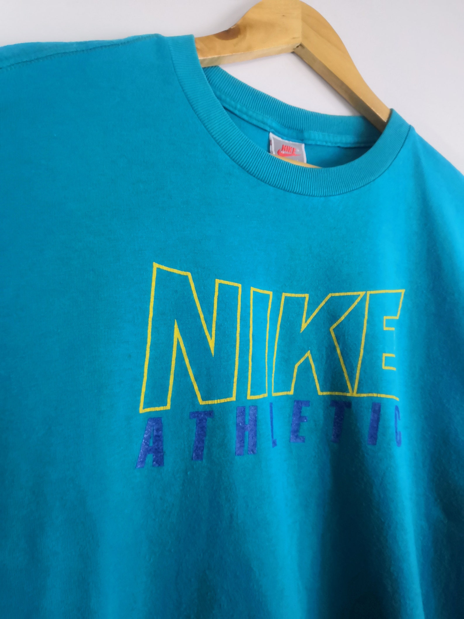 Vintage 90s Nike T-Shirt Nike Athletic Big Logo Nike Tee | Etsy