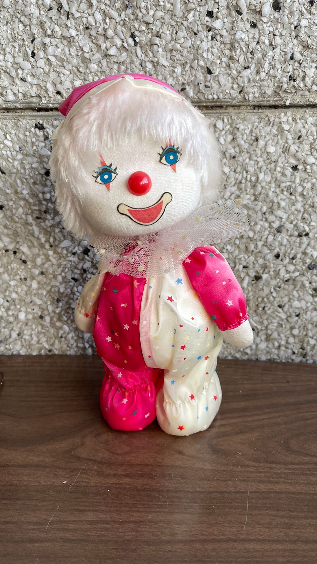Vintage Musical Clown Doll Etsy
