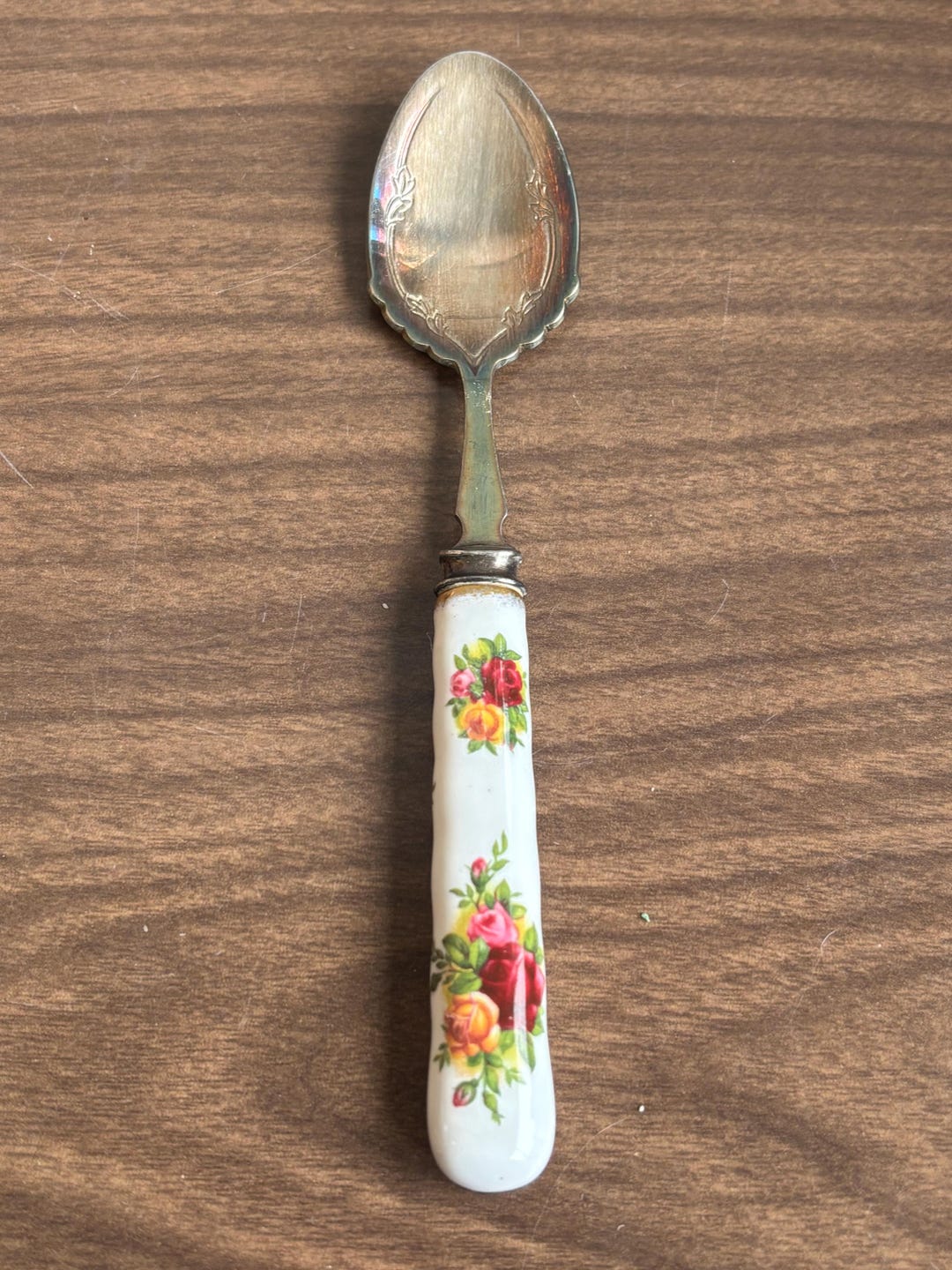 Vintage Royal Albert Old Country Jam Spoon - Etsy