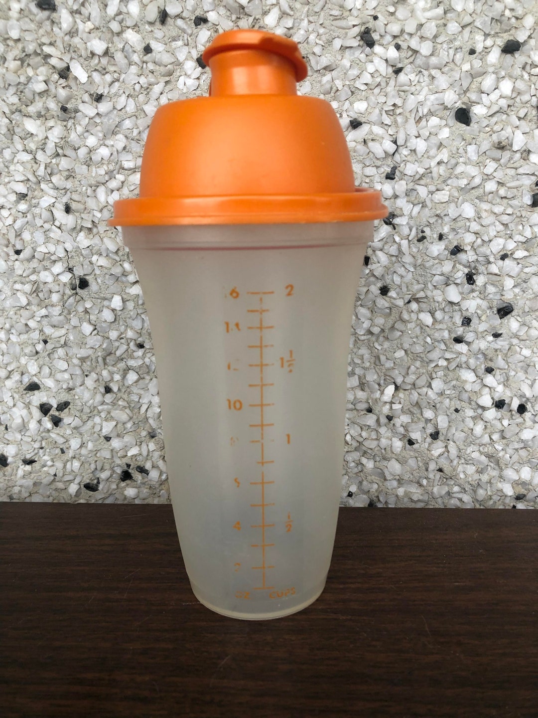 Vintage Tupperware Drink Bottle Orange Lid & Flip Top Etsy