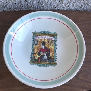 vintage Italian pasta bowl